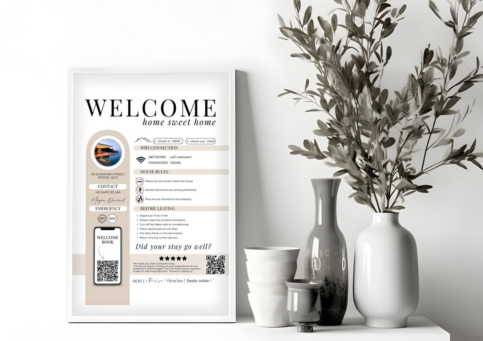 welcome sign framed (1)